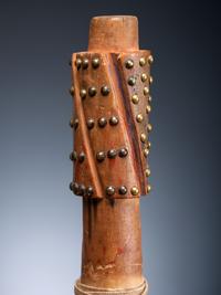 Nez Perce Painted Flute, with Photograph
