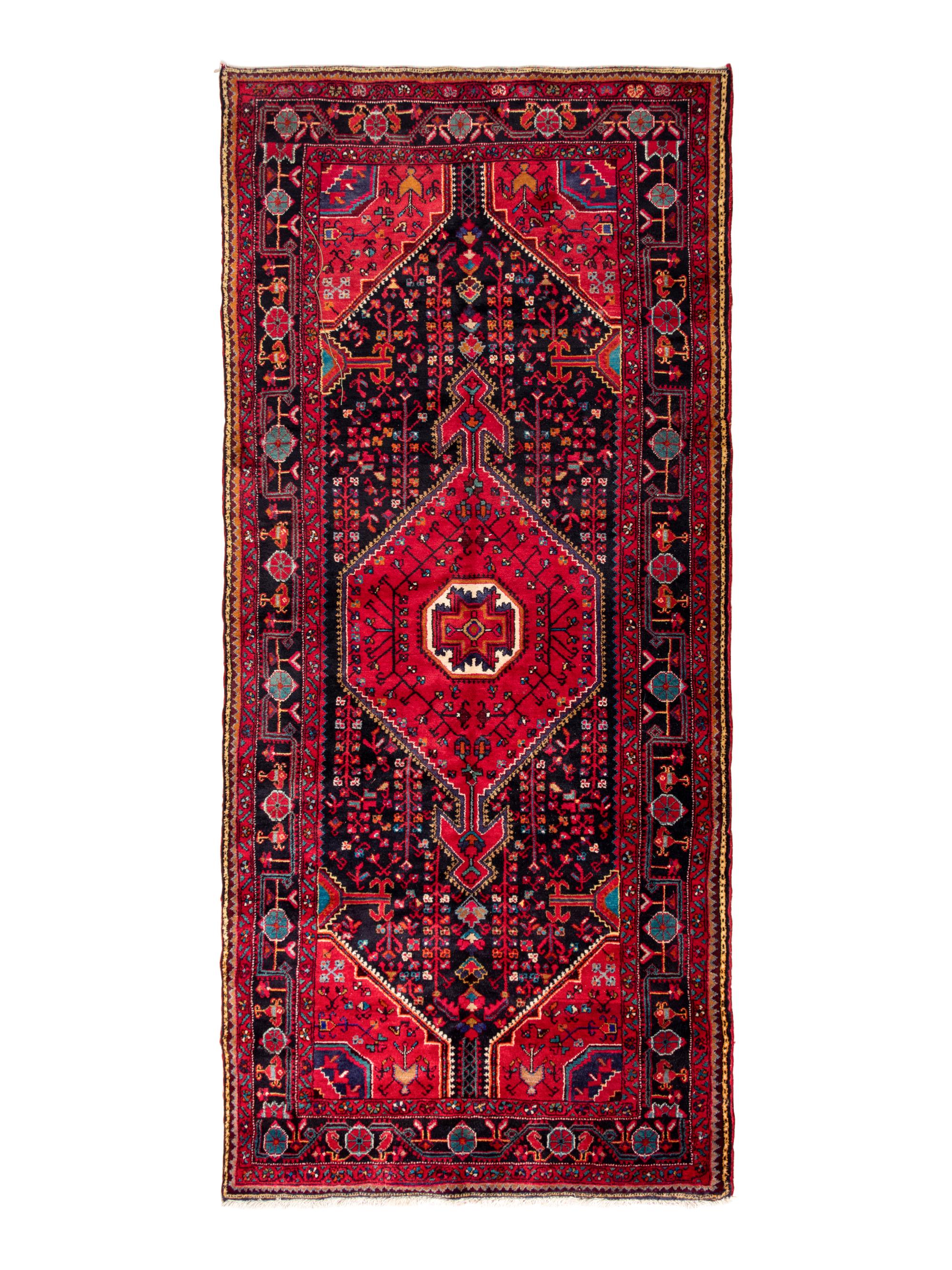 A Persian Malayer Wool Rug
