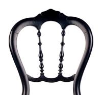 [LINCOLN ASSASSINATION]. An ebonized wooden chair purportedly used at Ford's Theatre during the performance of Our American Cousin , 14 April 1865.
