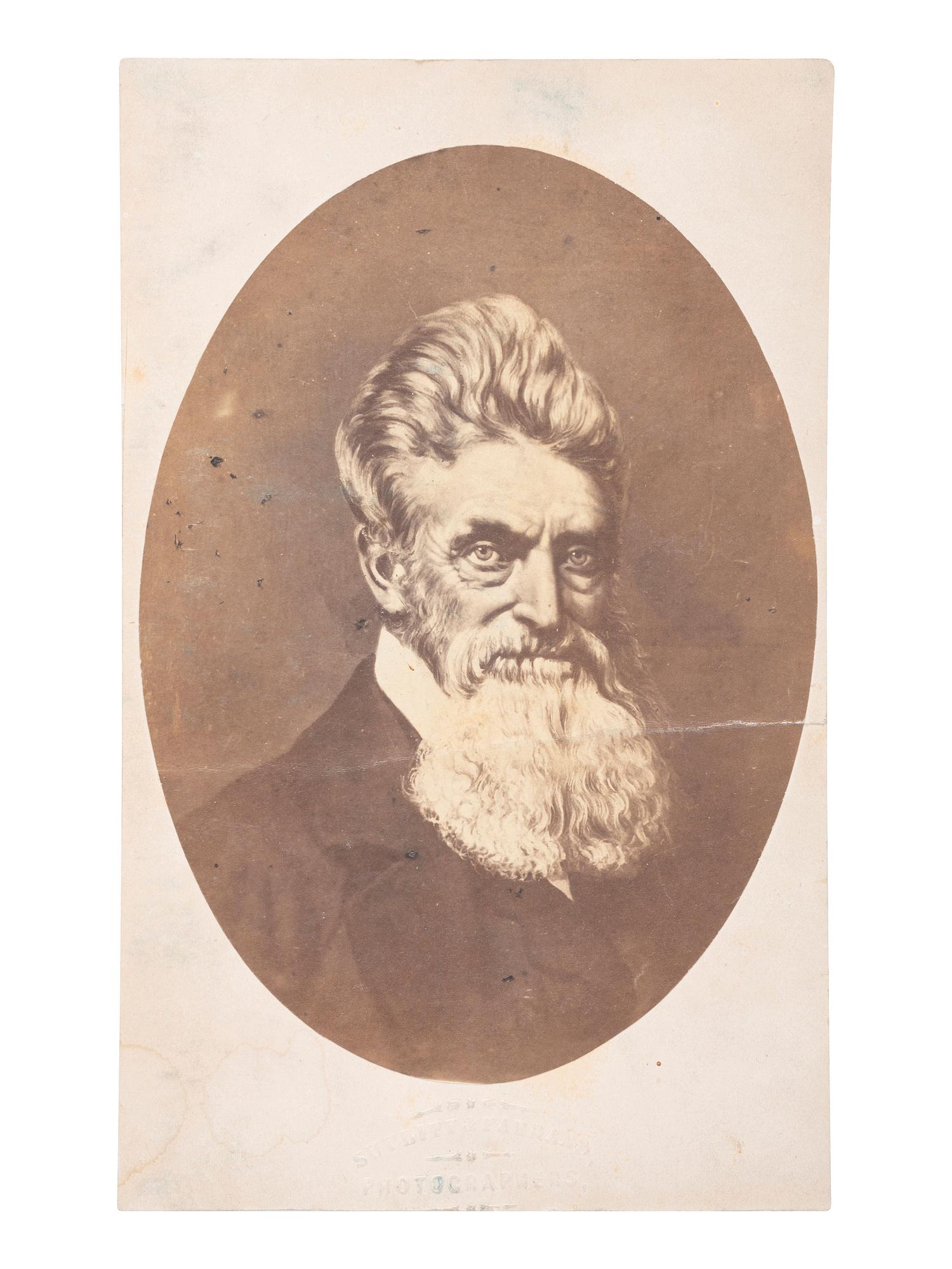 [SLAVERY & ABOLITION] -- [BROWN, John]. Photograph of John Brown's Grave. Lake Placid, NY: Chester D. Moses & Co., n.d.