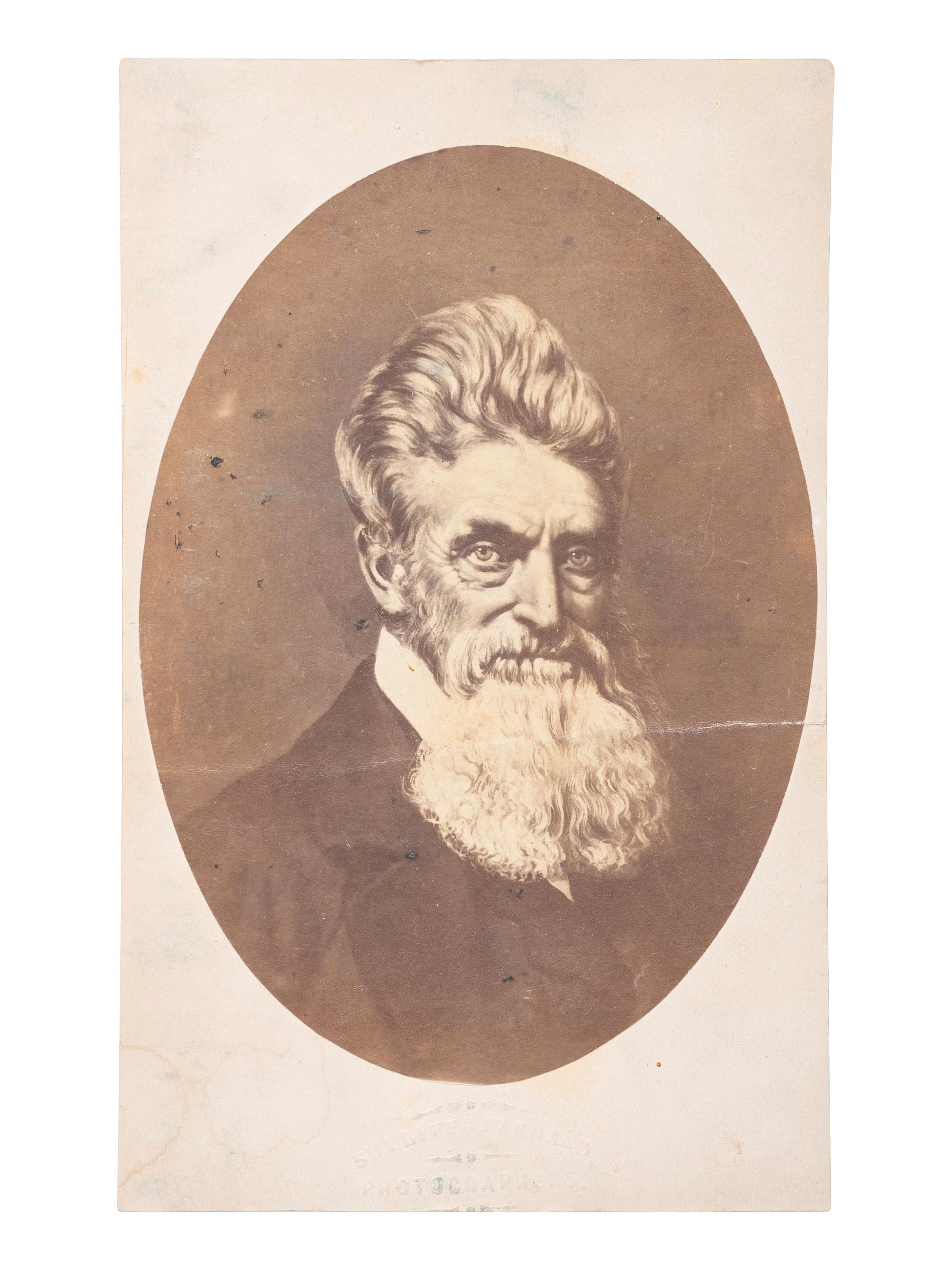 [SLAVERY & ABOLITION] -- [BROWN, John]. Photograph of John Brown's Grave. Lake Placid, NY: Chester D. Moses & Co., n.d.