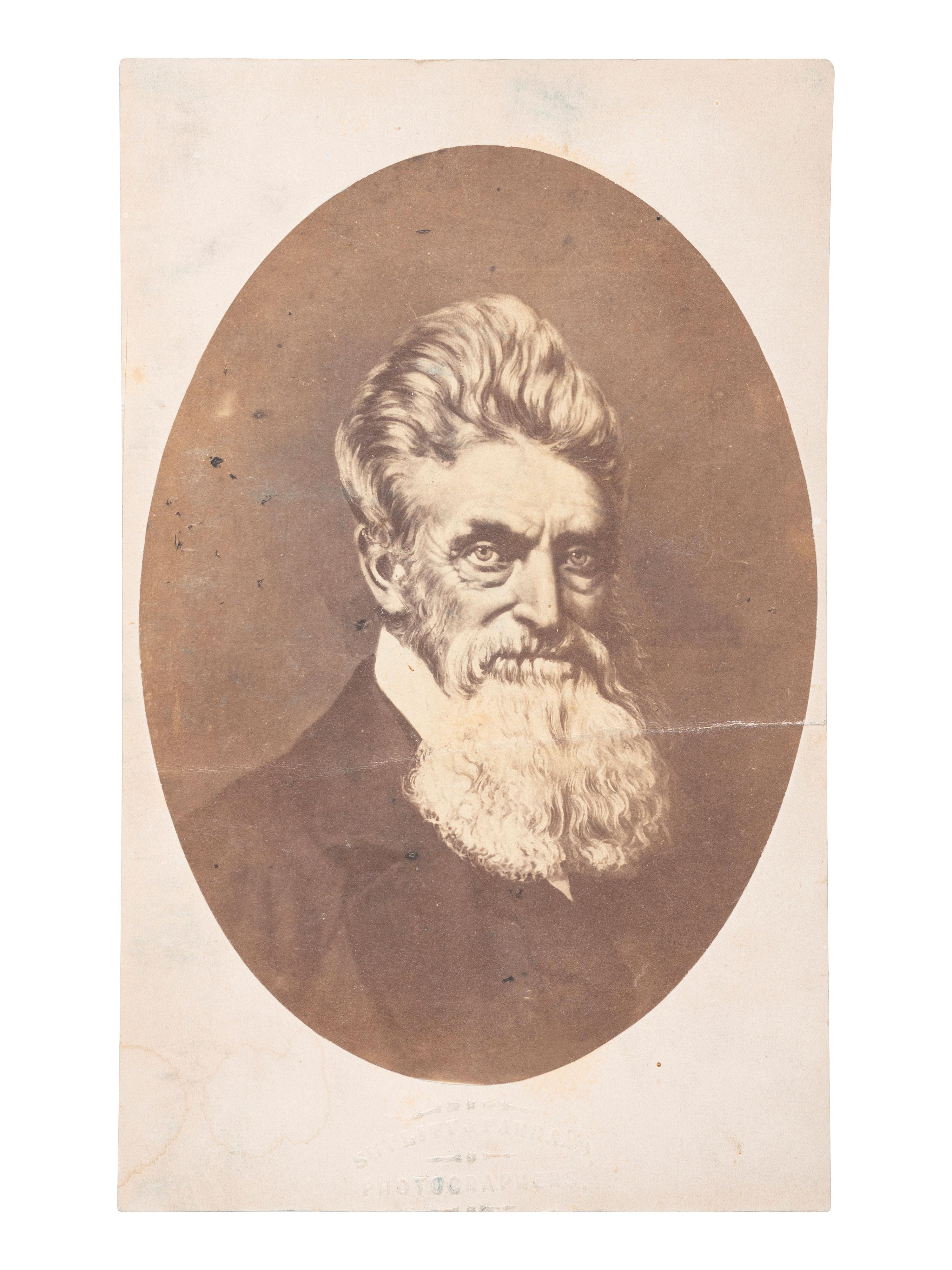 [SLAVERY & ABOLITION] -- [BROWN, John]. Photograph of John Brown's Grave. Lake Placid, NY: Chester D. Moses & Co., n.d.