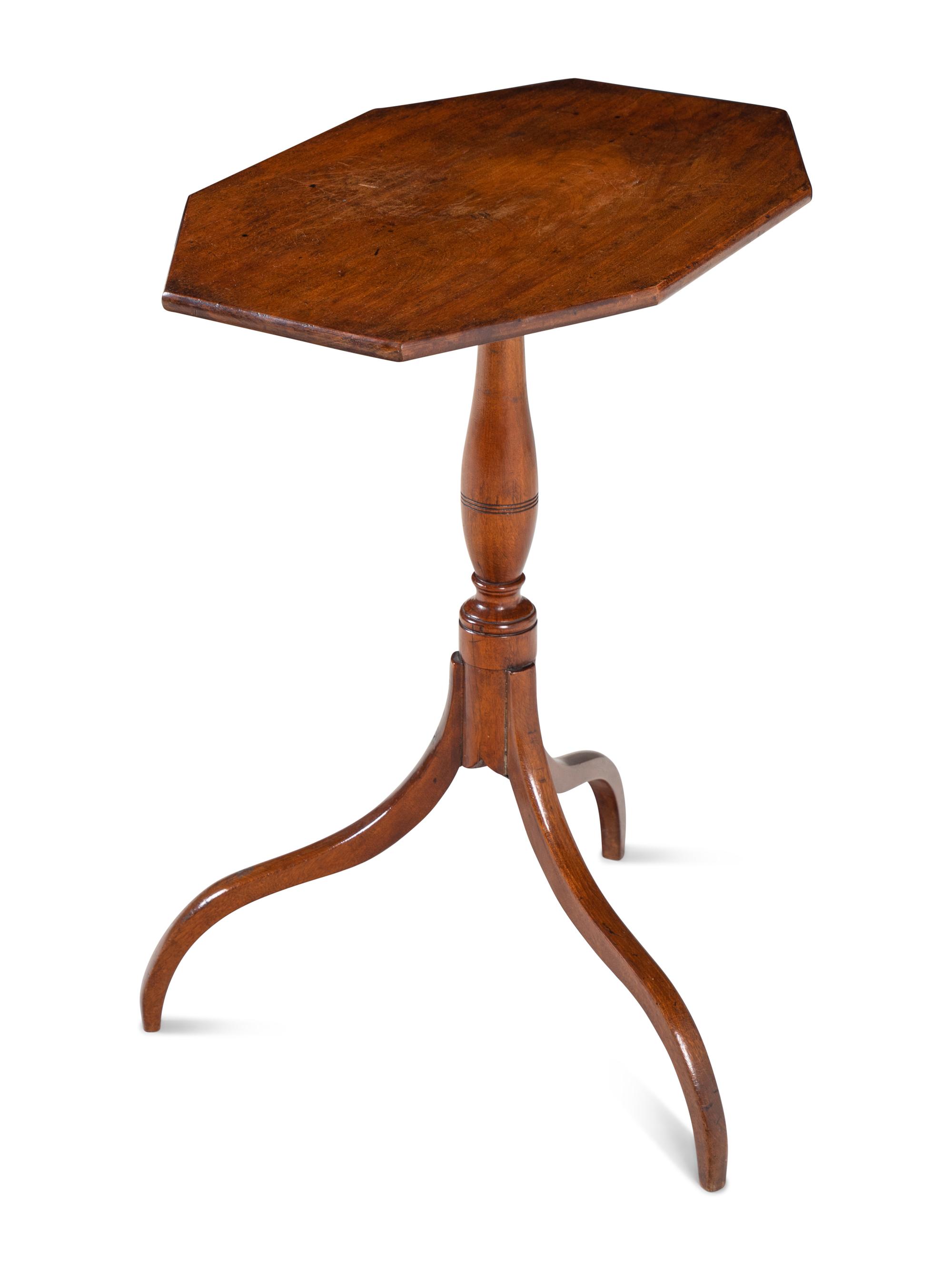 An English Mahogany Candle Stand