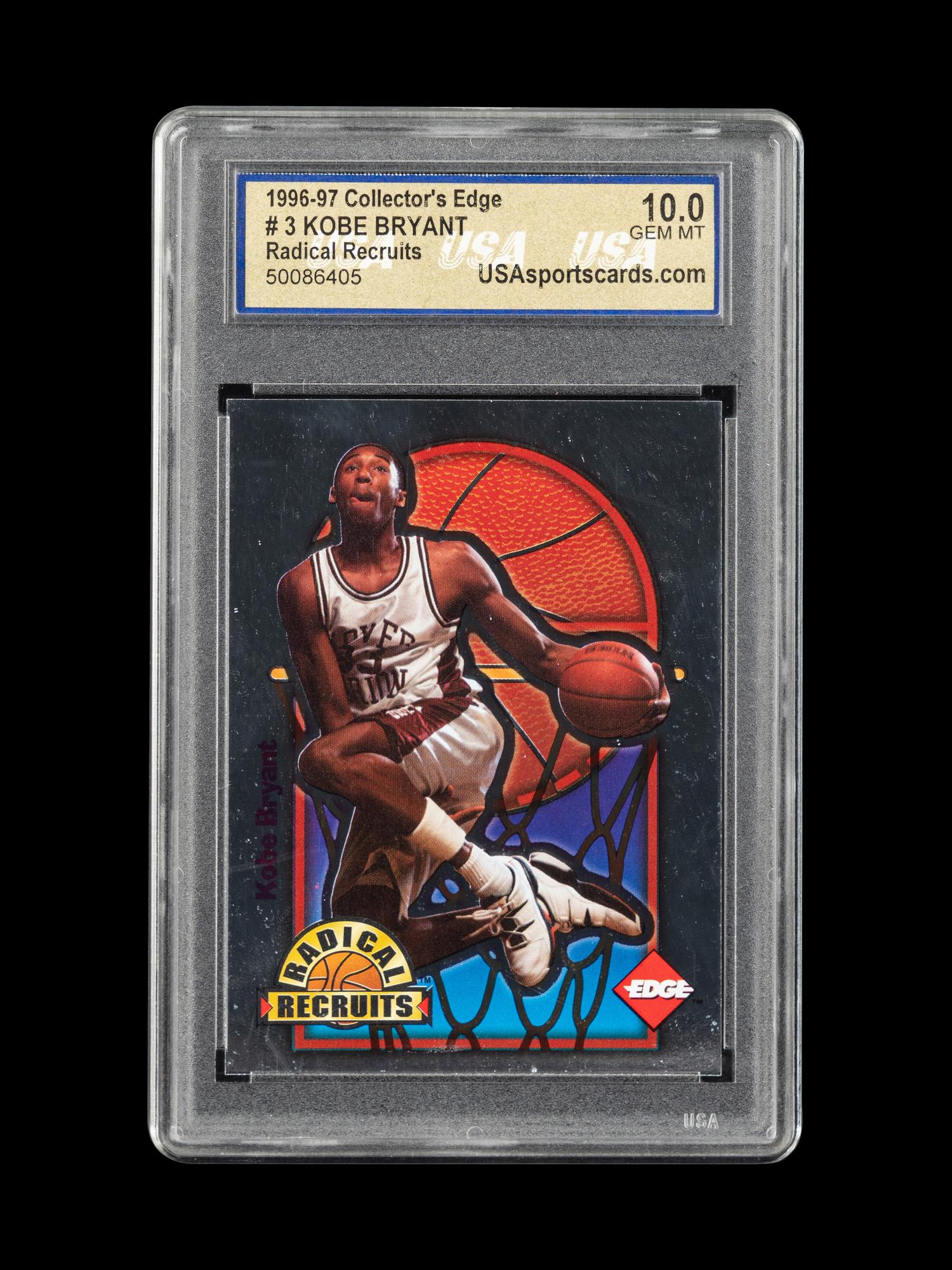 A Group of 1996-97 Collector's Edge Kobe Bryant Rookie Basketball Cards,