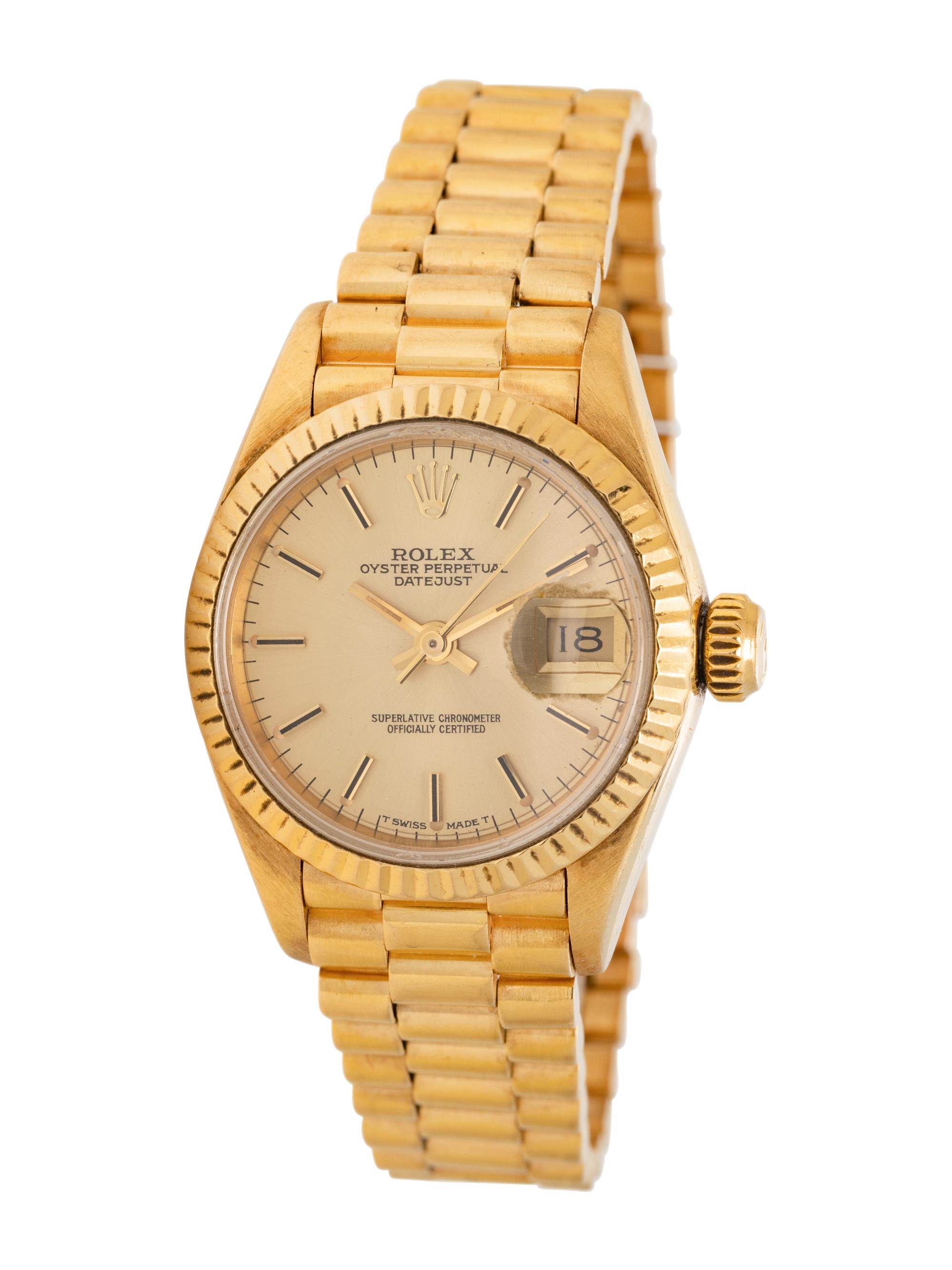 ROLEX, REF. 69178 18K YELLOW GOLD 'PRESIDENT' WATCH