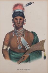 A Set of Six Color Lithographs 9 x 6 inches. — After McKenney & Hall's