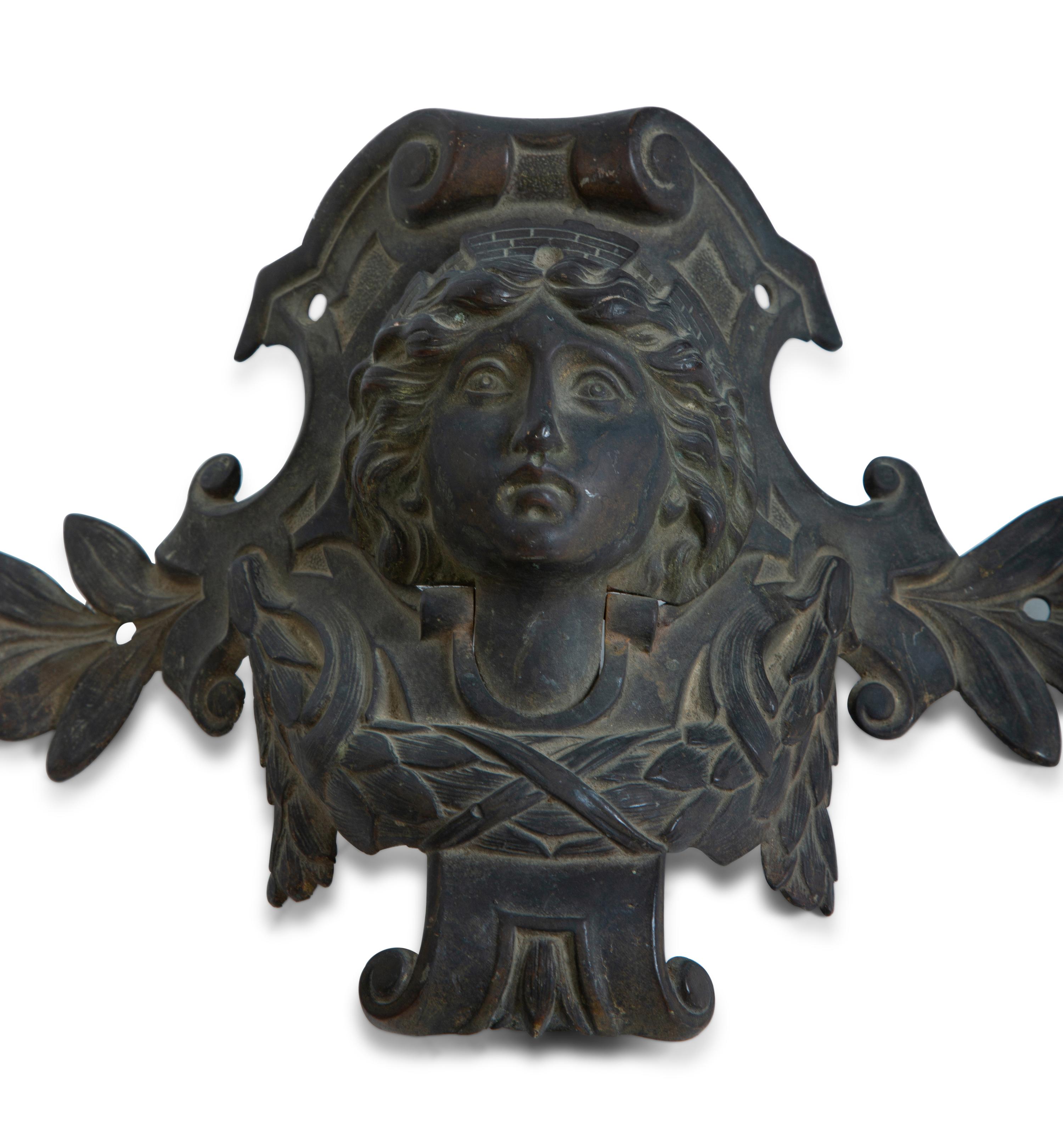A Set of Four French Art Nouveau Bronze Billiards Pockets — EARLY 20TH CENTURY