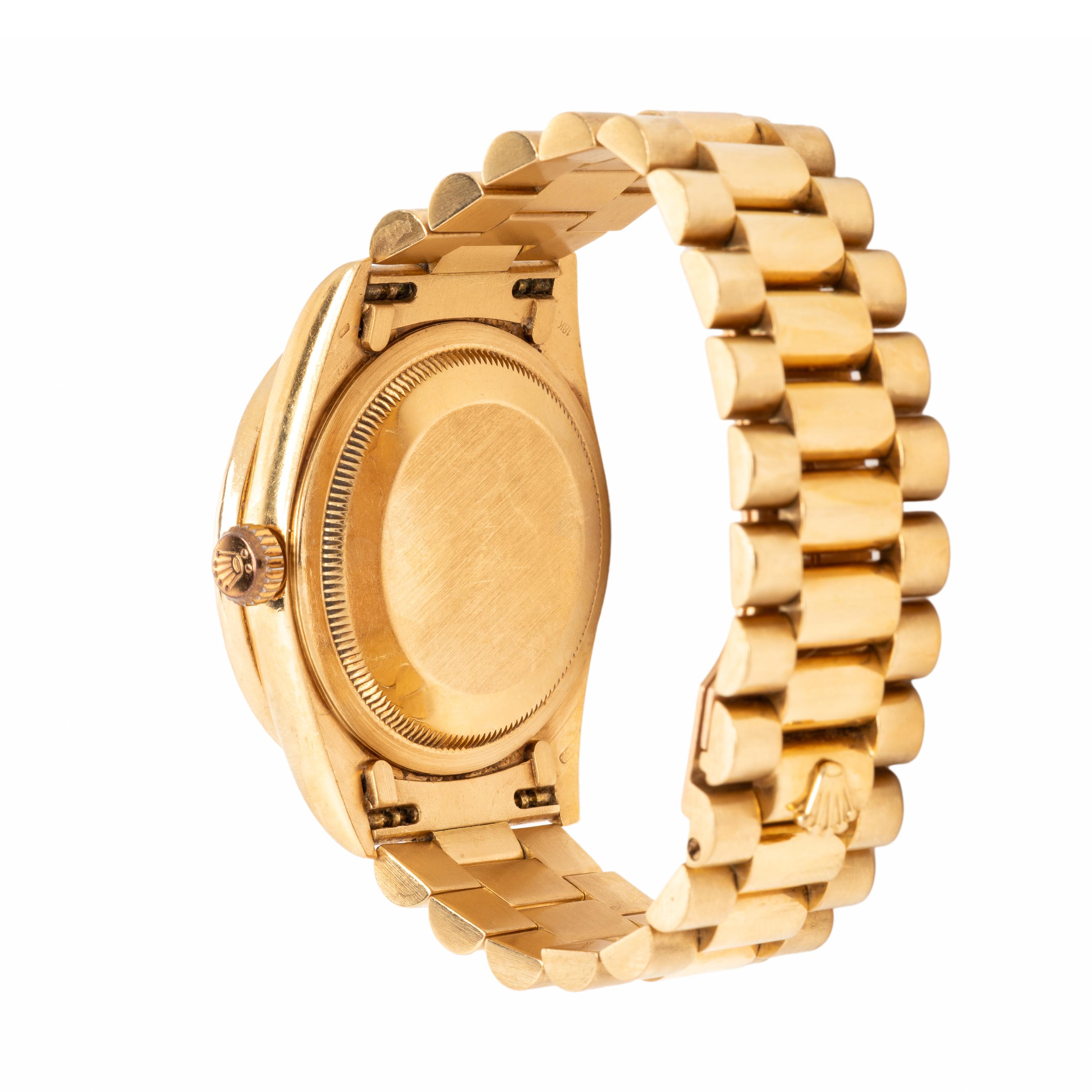 Rolex, Ref. 18238,18K Yellow Gold 'Day-Date' Watch with Mother-of-Pearl Dial