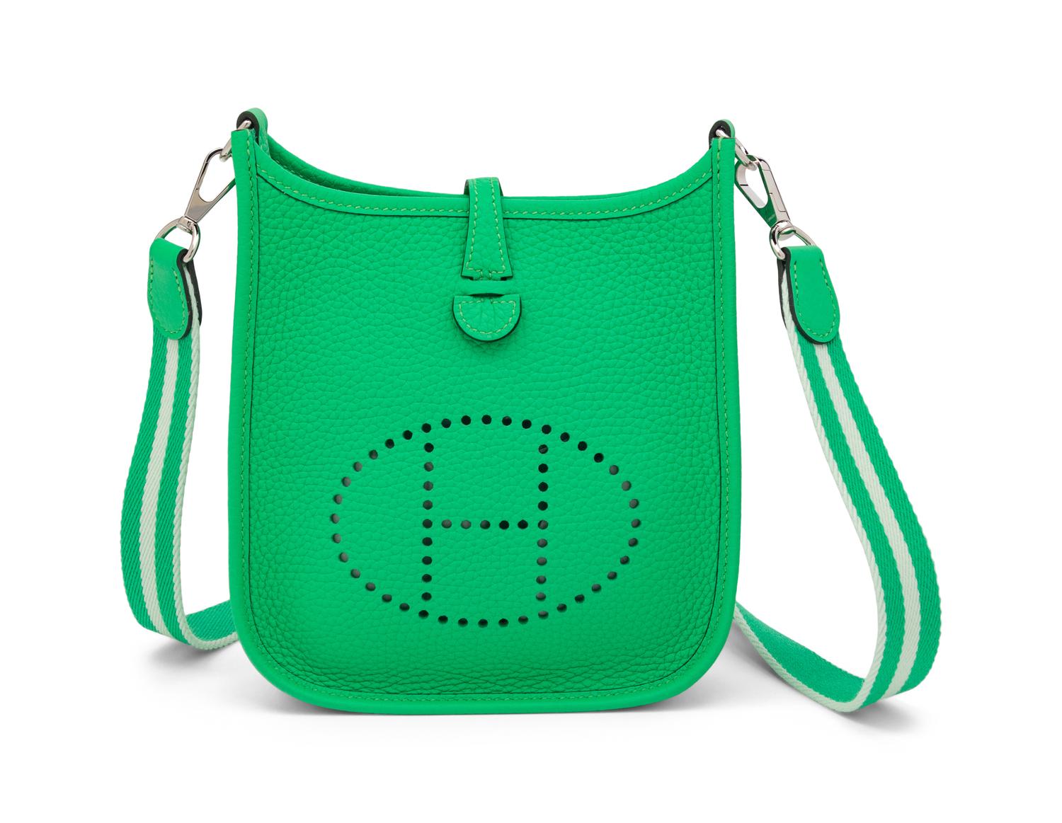 HERMÈS MINI EVELYNE TPM IN CLEMENCE LEATHER