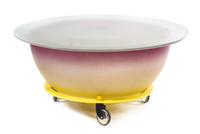 A Frosted Glass Low Table Height 18 inches. — JOHN LEWIS, 2003