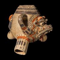 A Nicoya Polychrome Zoomorphic Vessel