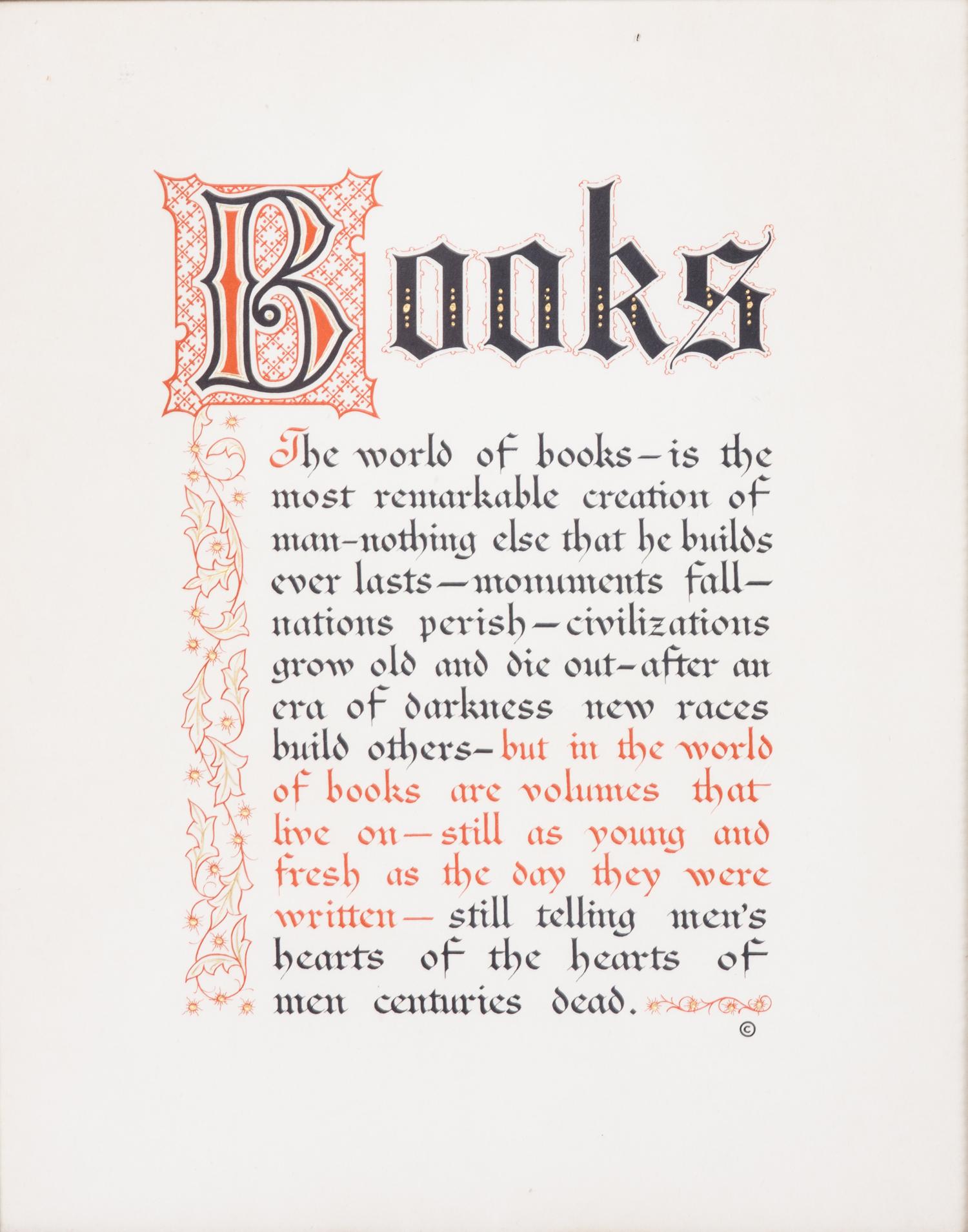 Two Illuminated Manuscripts Larger: 13 1/2 x 11 3/8 inches.
