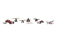 Eight Toy Race Cars and Planes