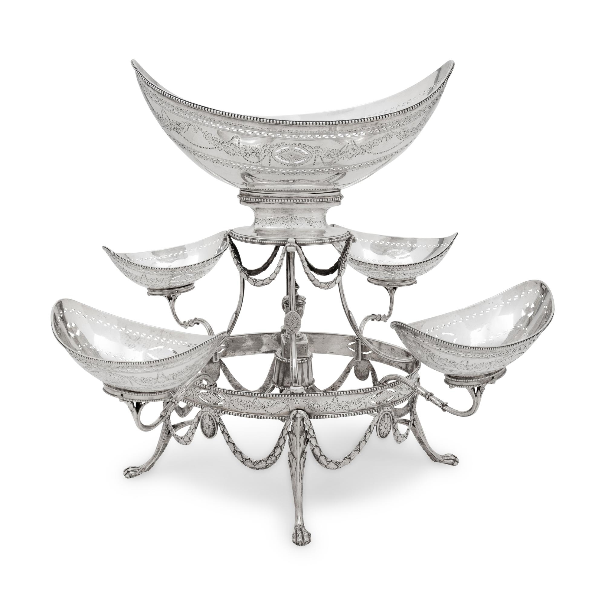 A George III Silver Epergne
