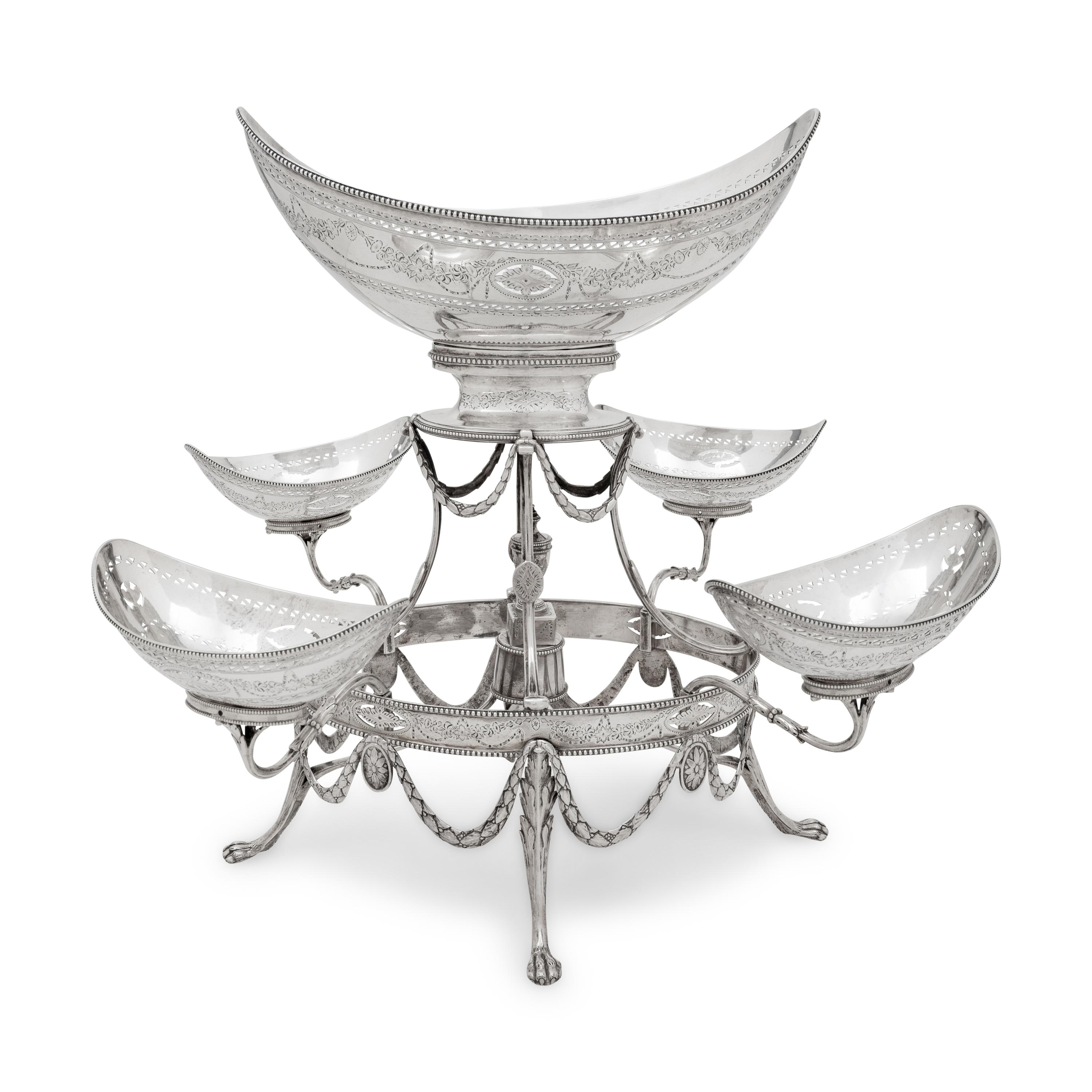 A George III Silver Epergne