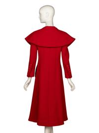 Norman Norell, Red Pilgrim Collar Coat, 1968