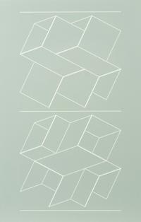 White Embossing on Gray: I-X (complete series)
