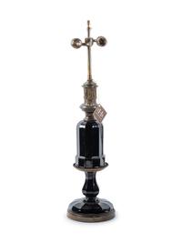 A French Glass Table Lamp