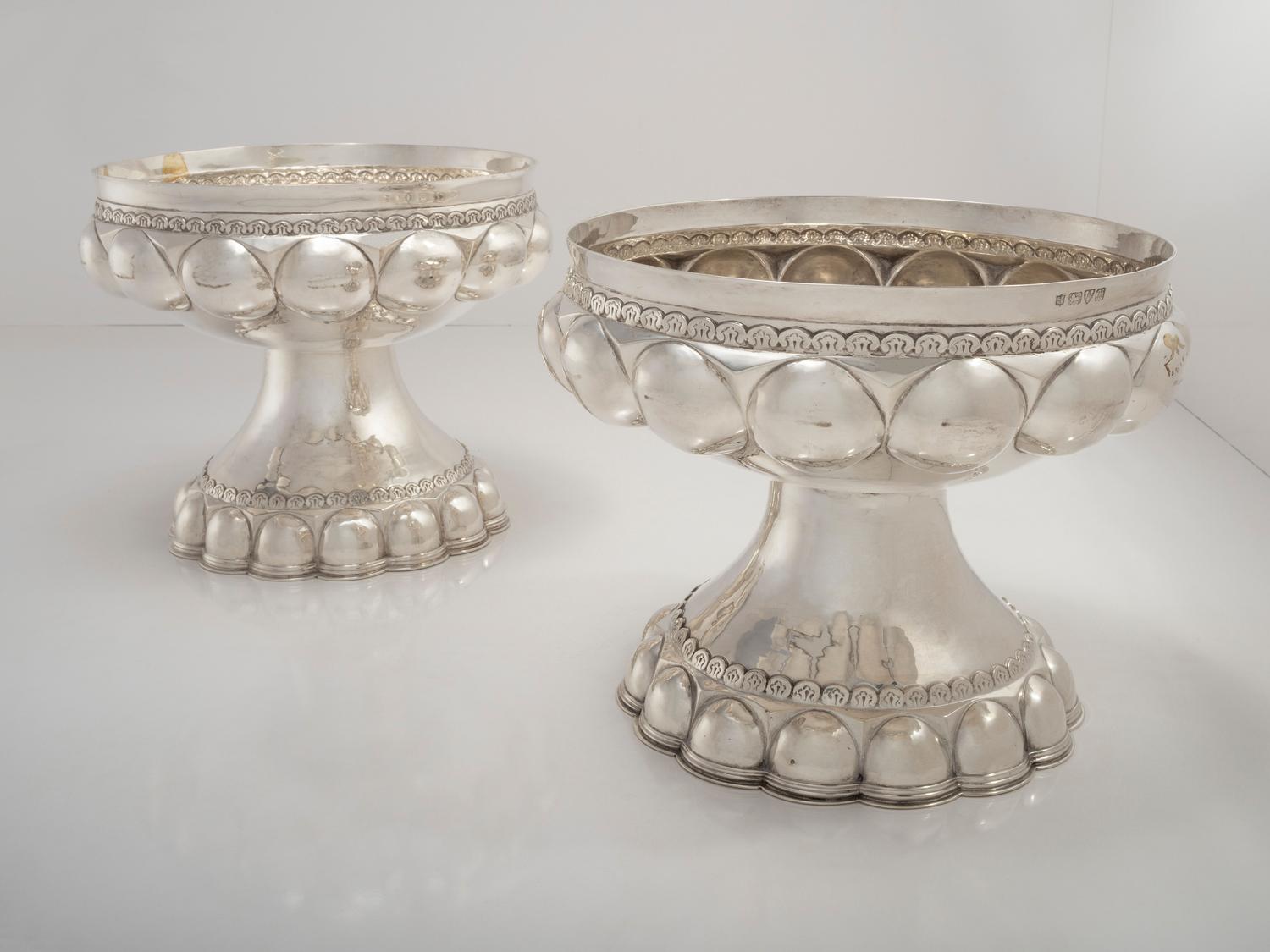 Pair of Arts and Crafts Fruit Bowls, 1908 English (Chester)