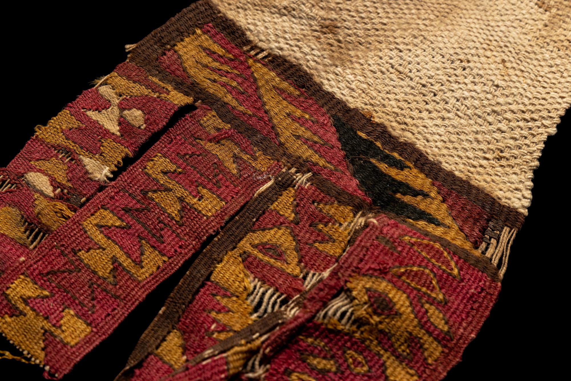 A Group of Peruvian Textile Fragments