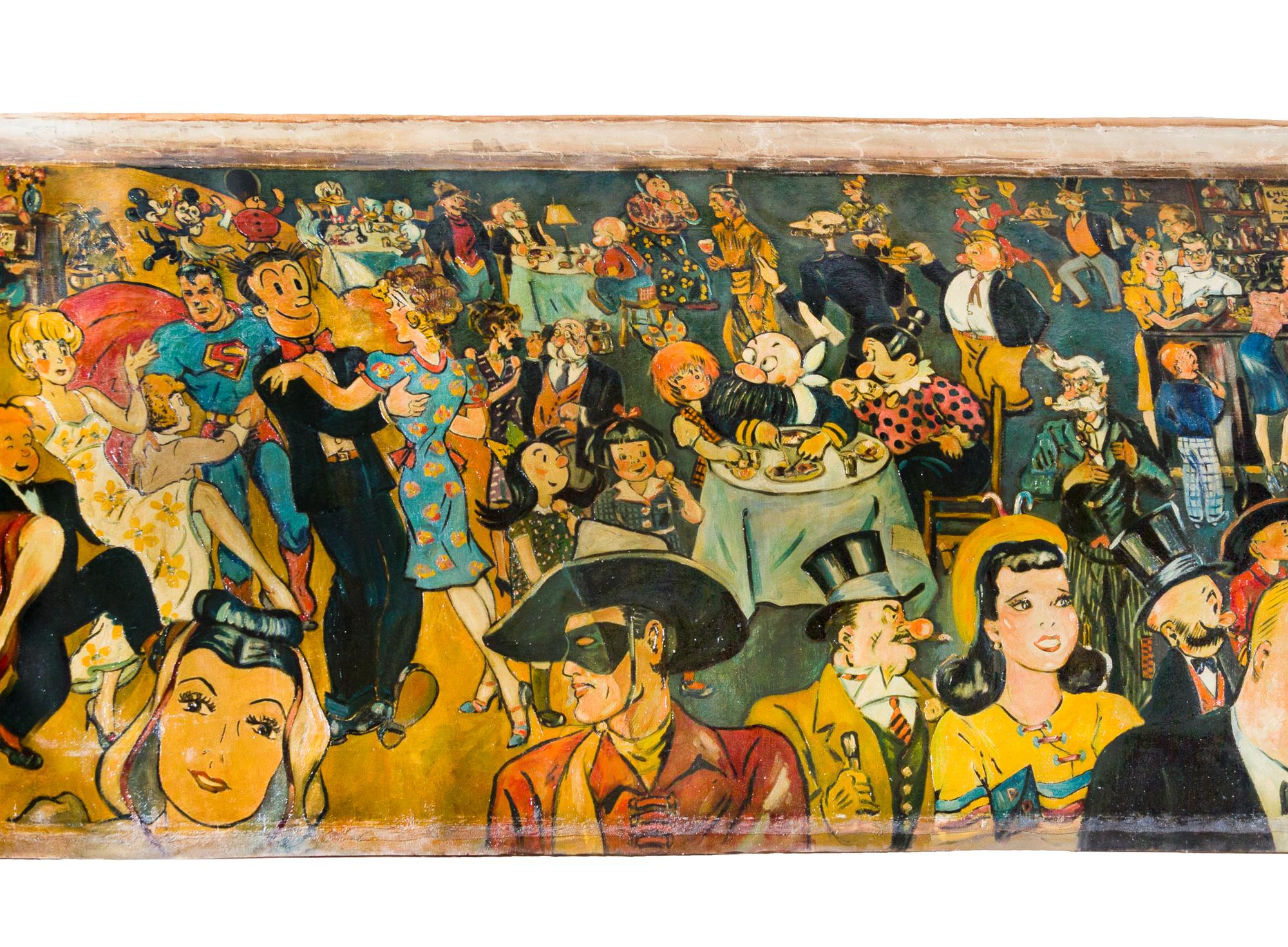 Patti Doty-Smith, (American), Untitled WWII USO Mural, 1942