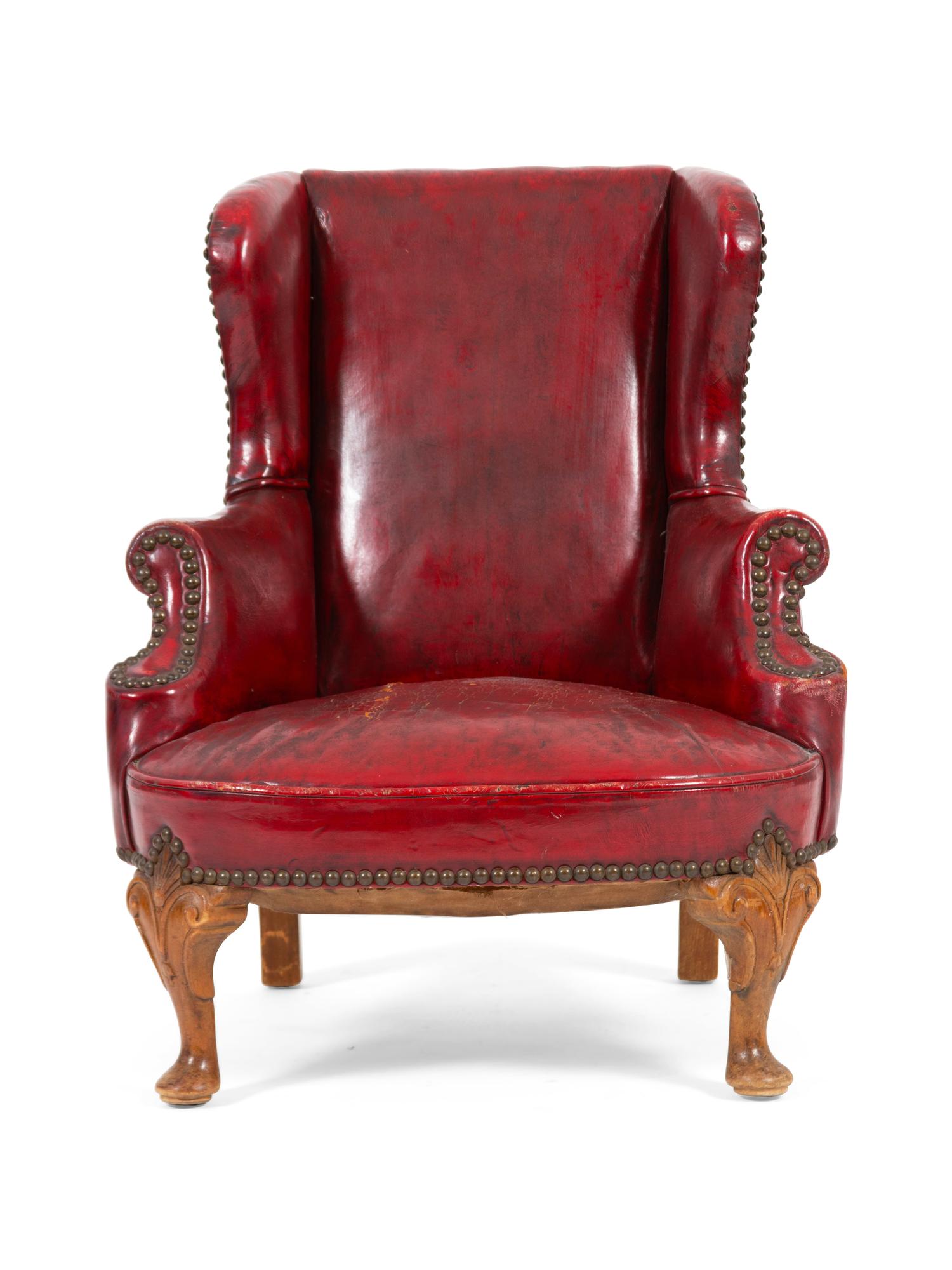 A Georgian Style Child's Wing Chair