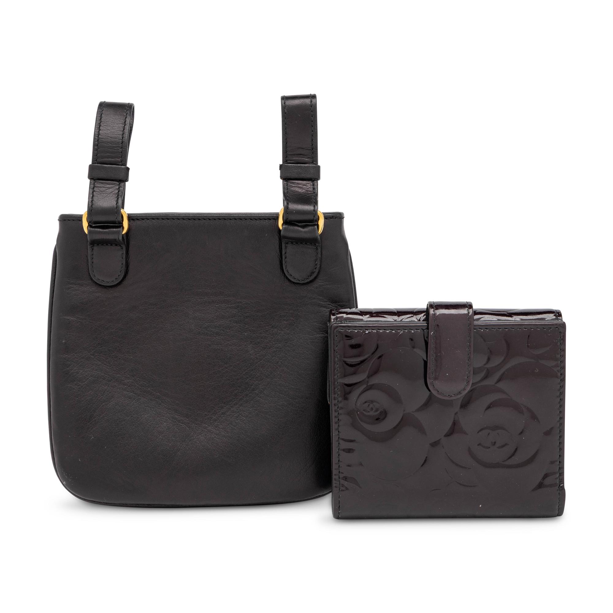 Chanel, Leather Wallet & Mini Belt Bag