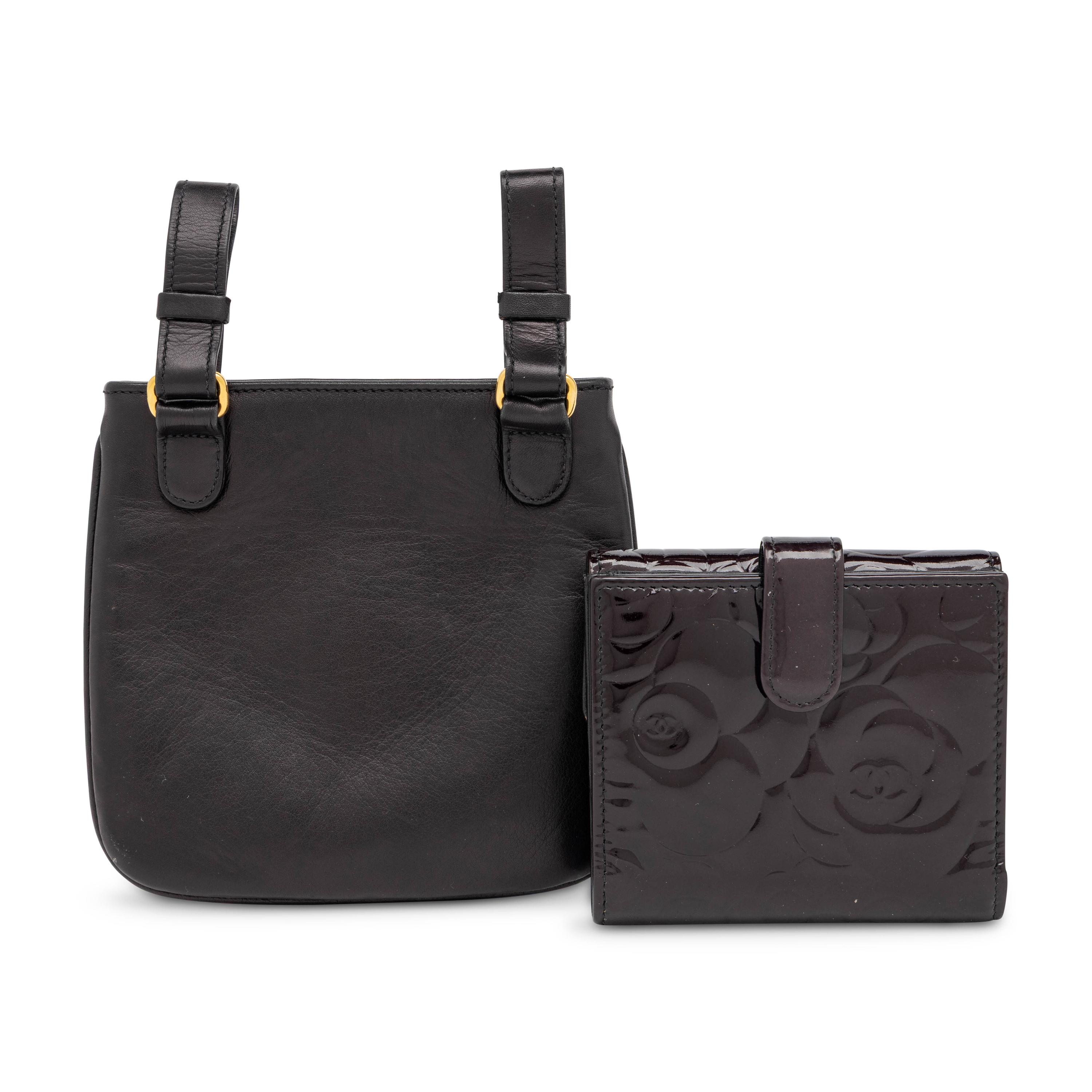 Chanel, Leather Wallet & Mini Belt Bag