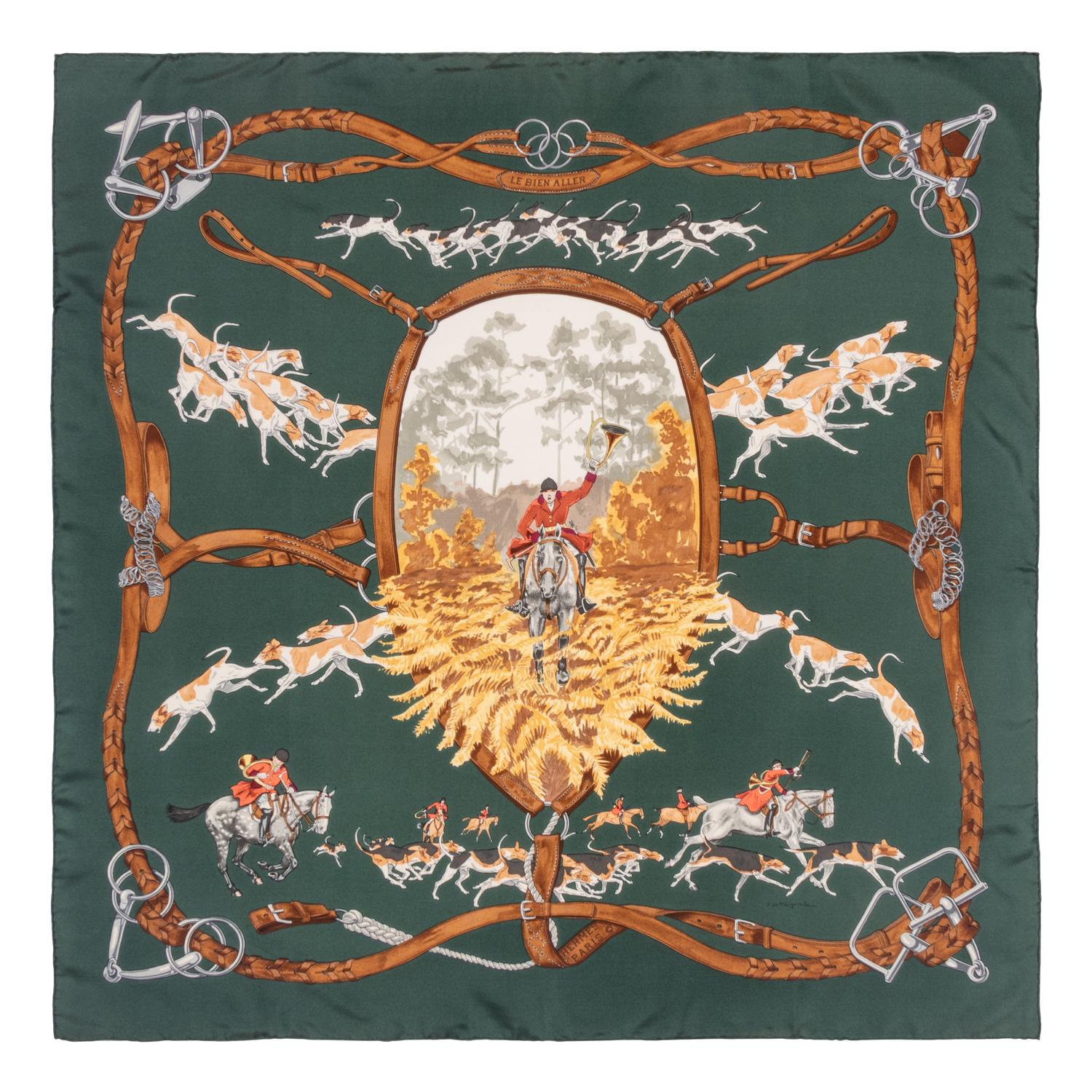 Three Hermès Scarves