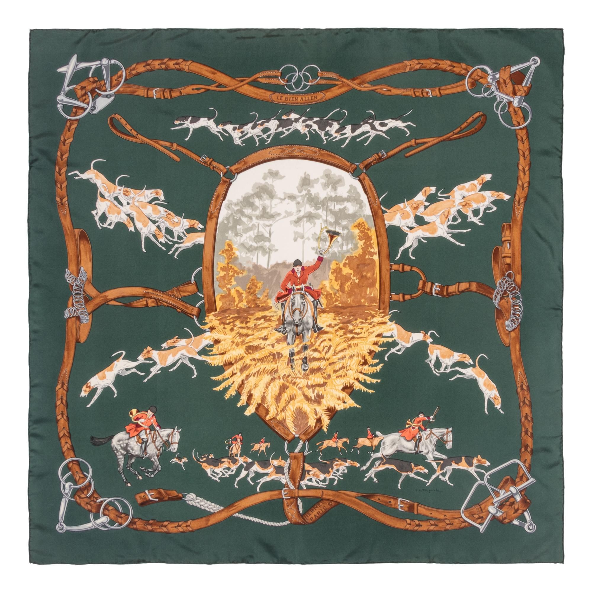 Three Hermès Scarves
