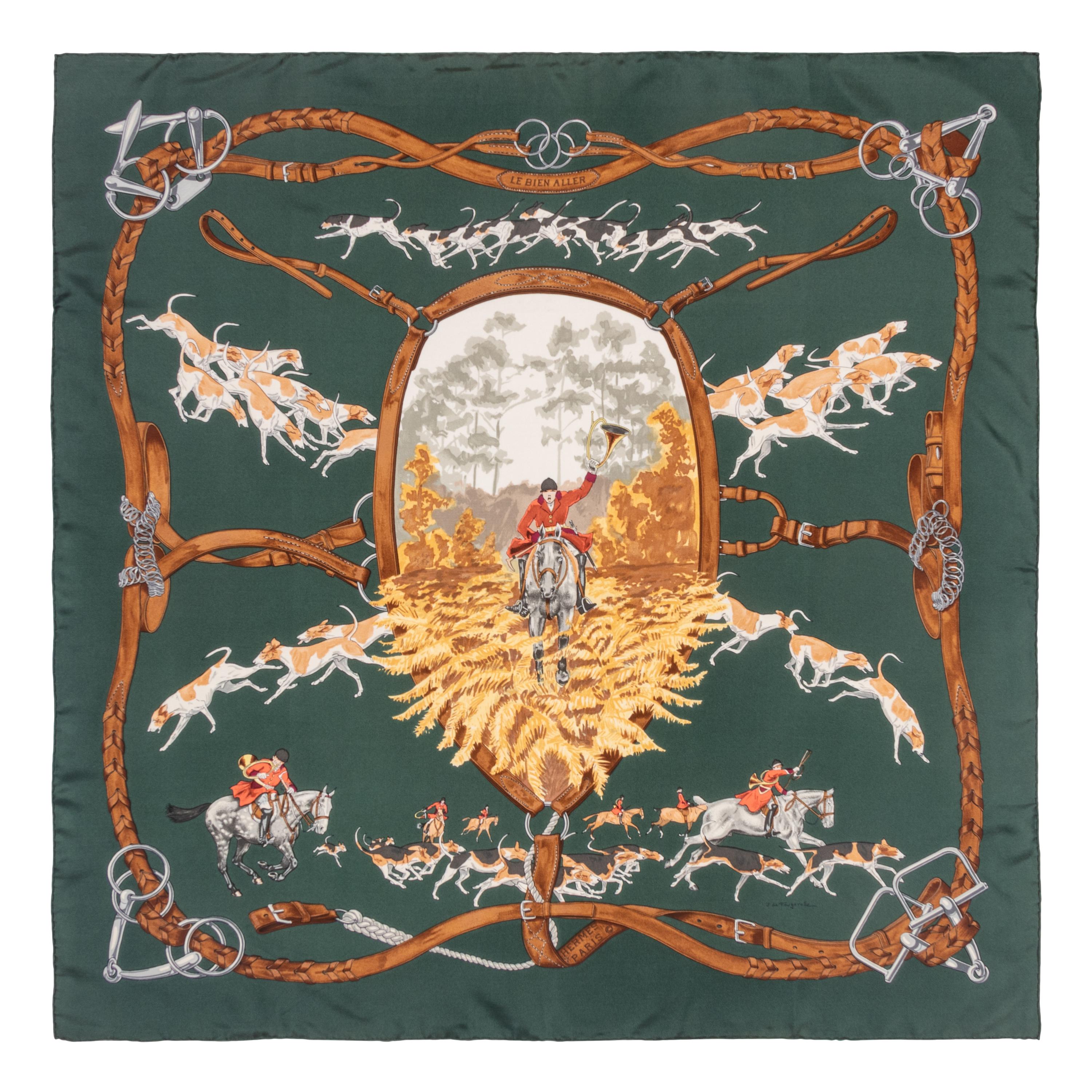 Three Hermès Scarves