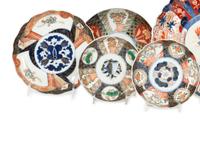 A Group of Imari Porcelain Dishes