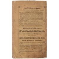 [FIELD II, Eugene, his copy]. MOREAU, Joseph N. Testimonials to the Merits of Thomas Paine. Burlington, NJ: F.L. Taylor, 1861.