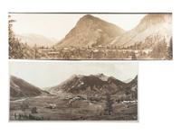 [COLORADO]. Exceptional group of 8 panoramic photographs of southern Colorado towns, comprising: