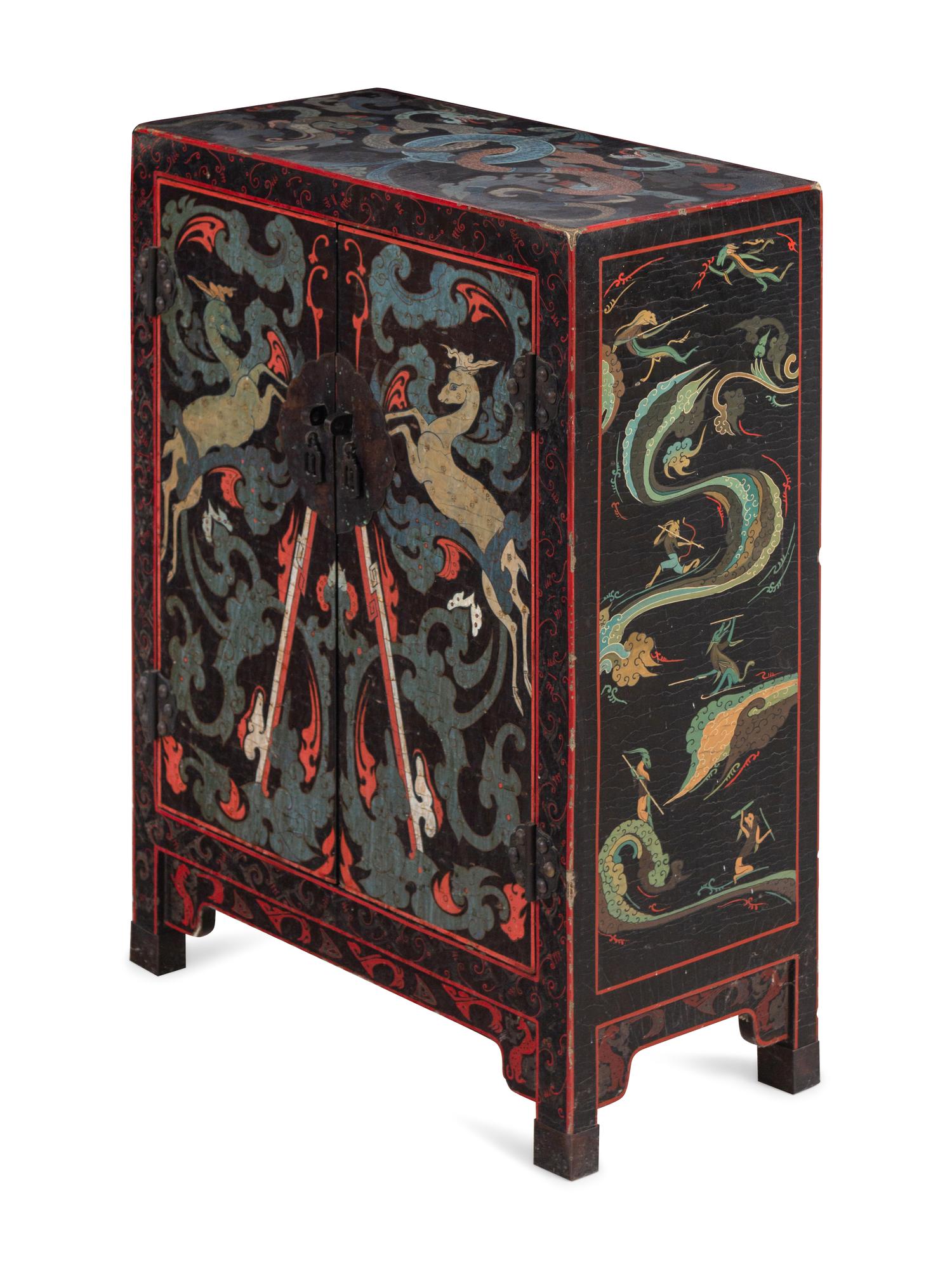 A Chinese Lacquered Cabinet