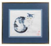 A Group of Six Japanese Watercolors 20TH CENTURY