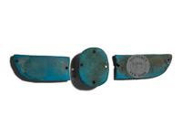 An Egyptian Faience Winged Scarab