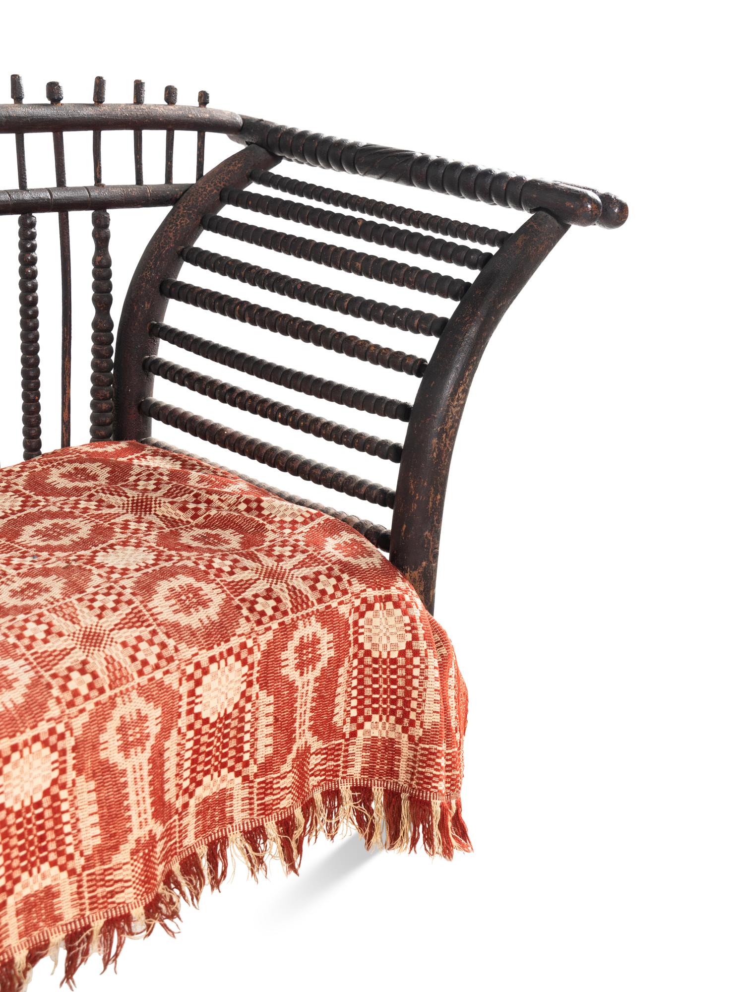 A Turned Wood Daybed