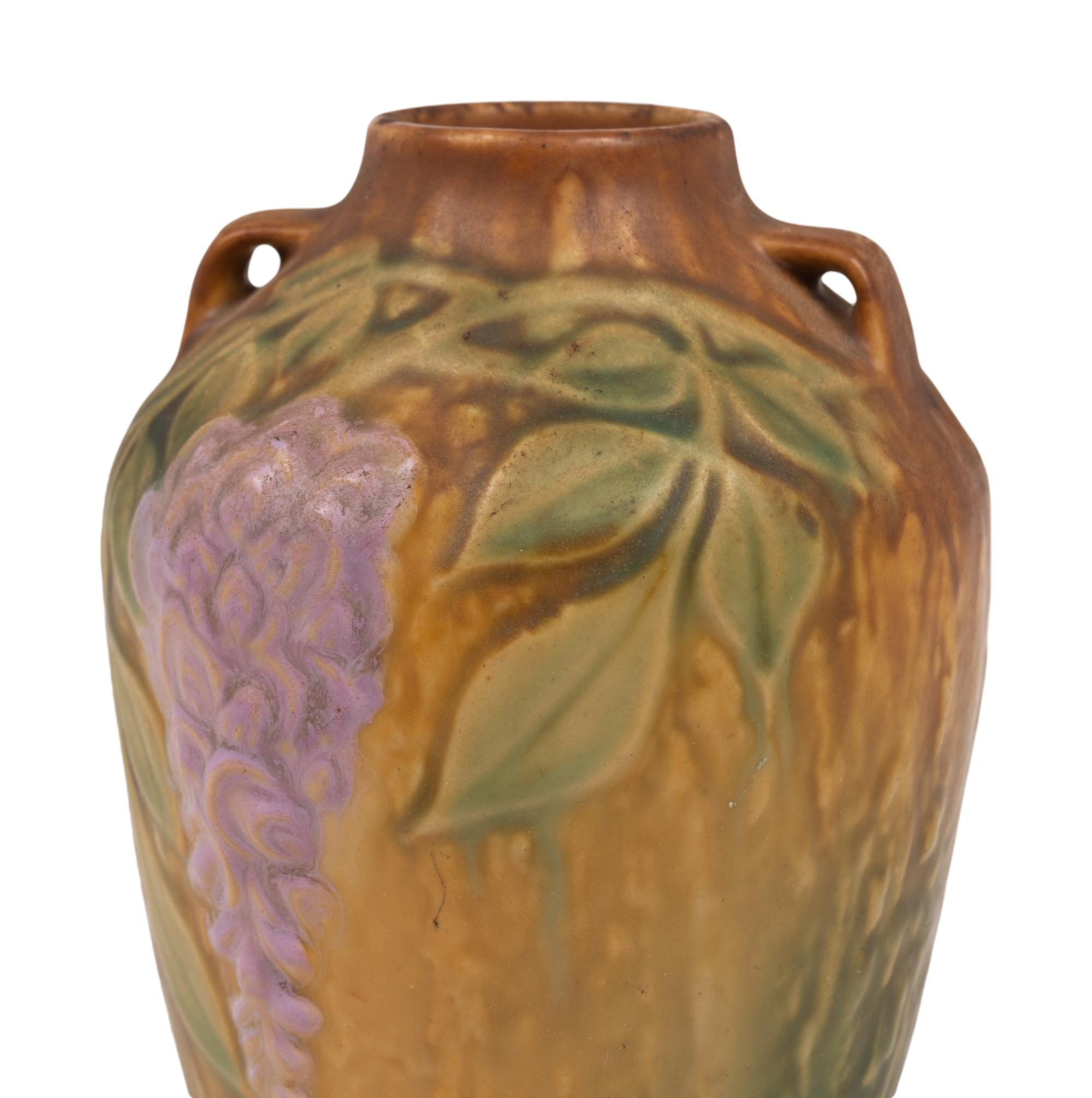 A Roseville Pottery Wisteria Vase