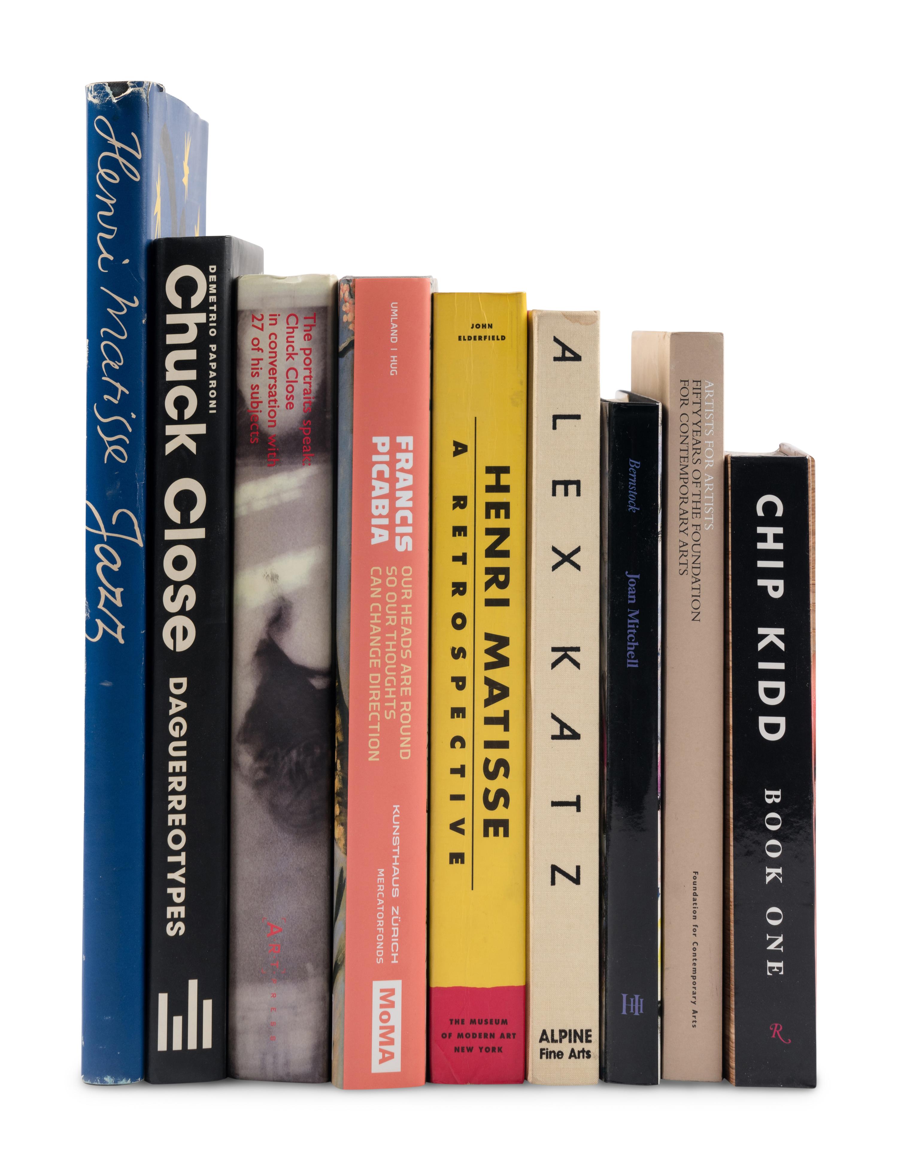 A Group of Nine Art Books