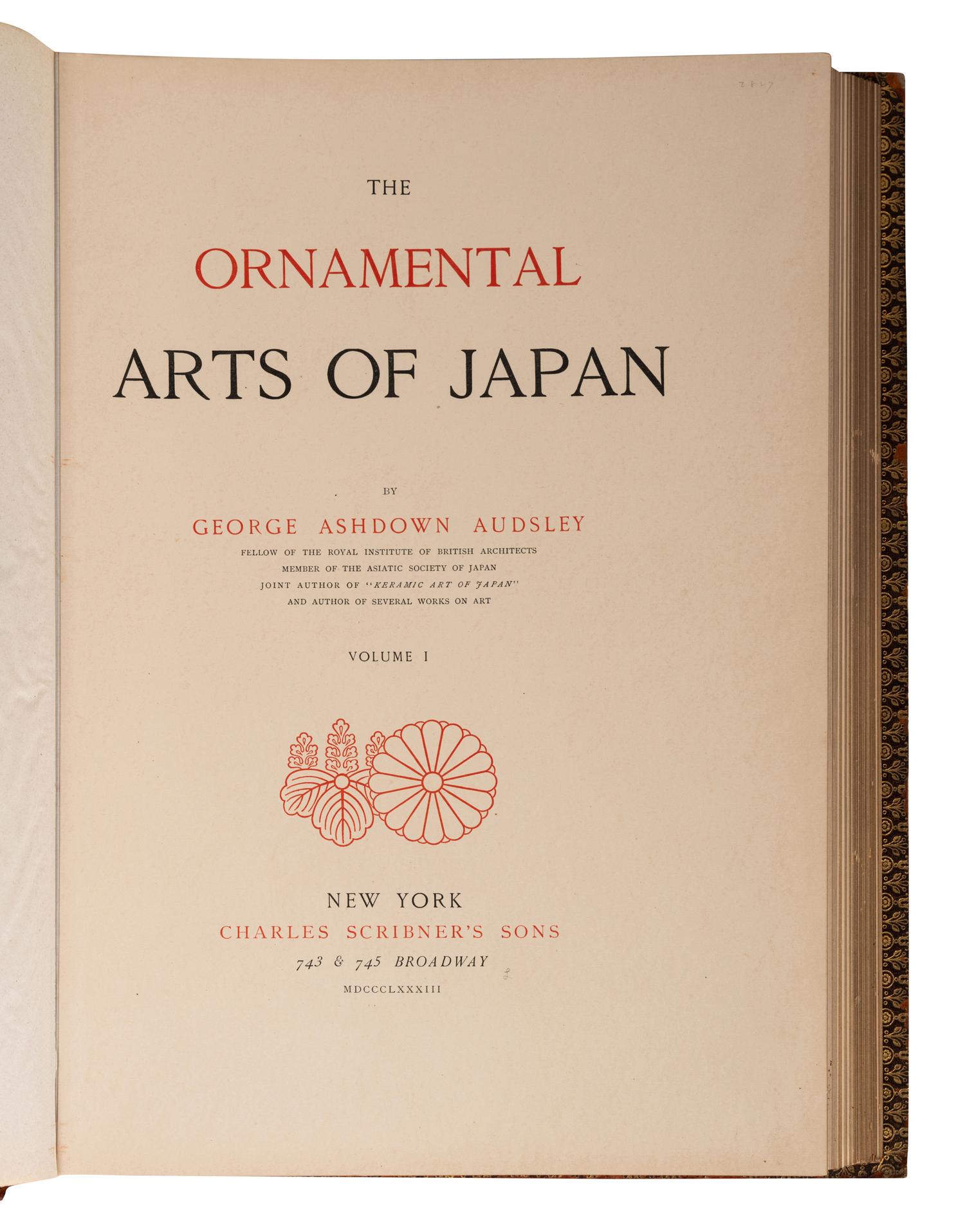 [JAPANESE ART--EARLY REFERENCE] A group of early reference works about Japanese Art, comprising: