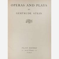 [Literature] Stein, Gertrude Group of 7 First Editions