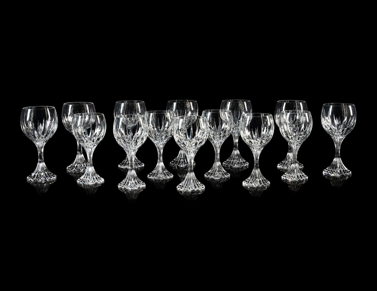 A Set of Baccarat Massena Stemware