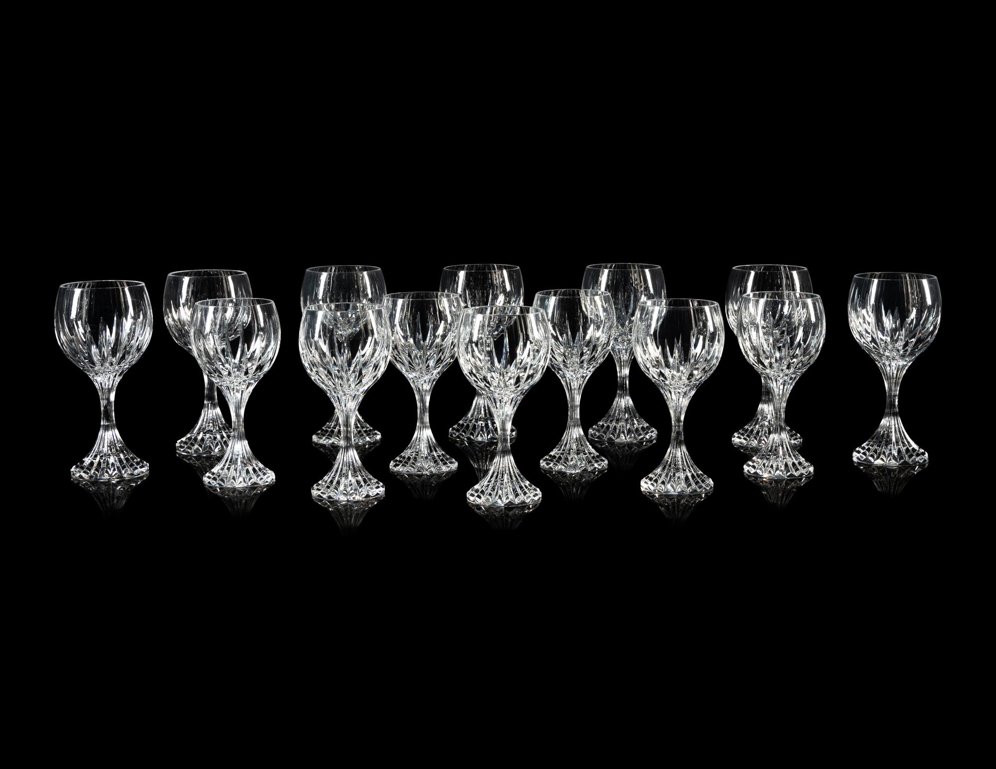 A Set of Baccarat Massena Stemware