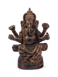 An Indian Bronze Figure of Genesha