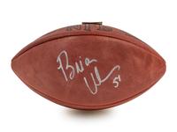 A Group of Football Hall of Fame Signed Autograph Items Including Joe Montana and Brian Urlacher,