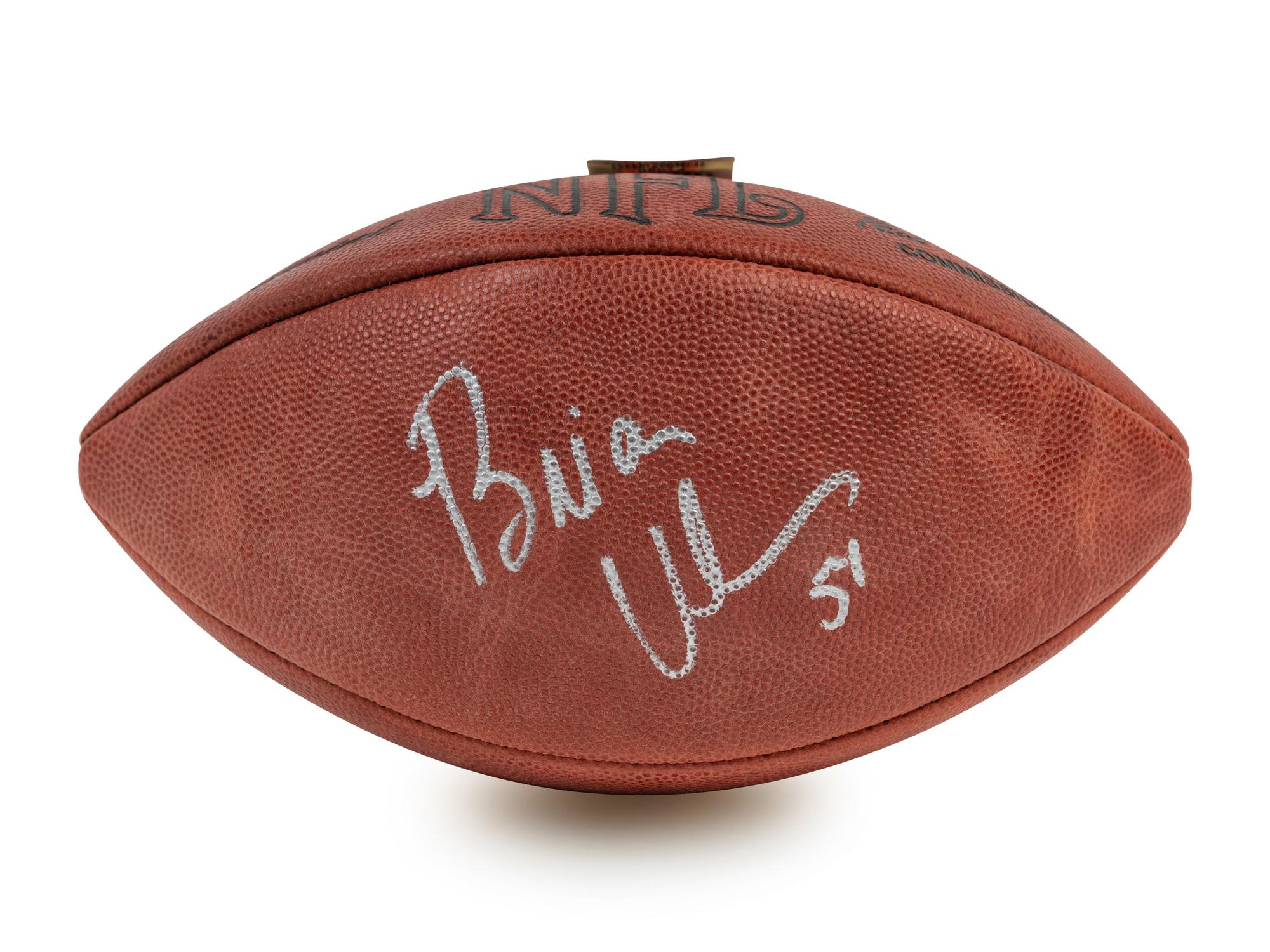 A Group of Football Hall of Fame Signed Autograph Items Including Joe Montana and Brian Urlacher,