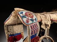 Plains Cree Buffalo Hide Pad Saddle