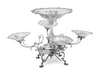 An Edward VII Silver Epergne