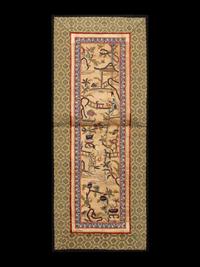 A Collection of 33 Chinese Embroidered Silk Panels 近代 綉片33幅